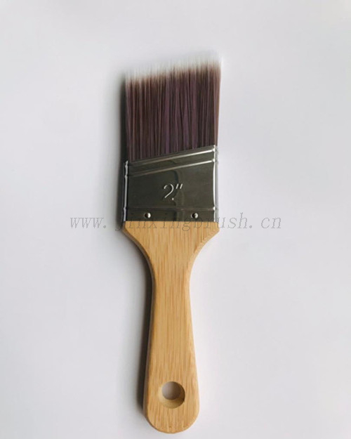 Wooden Handle Paint Brush ,Purple Bristle Paint Brush